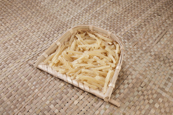 Kalpathy Store Rice Arikondatttam/Karuvadam (White) - Sun-Dried Rice Crackers, 250g Ziplock Pack