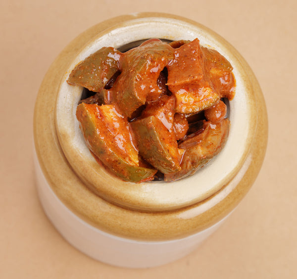 Kalpathy Store Avakkai Mango Pickle | Authentic Andhra-Style Achar | 300g Ziplock Pack
