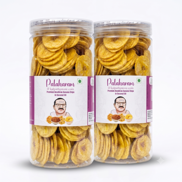 Kerala Banana Chips Combo – 2 x 250g Jar | Fried in Pure Coconut Oil