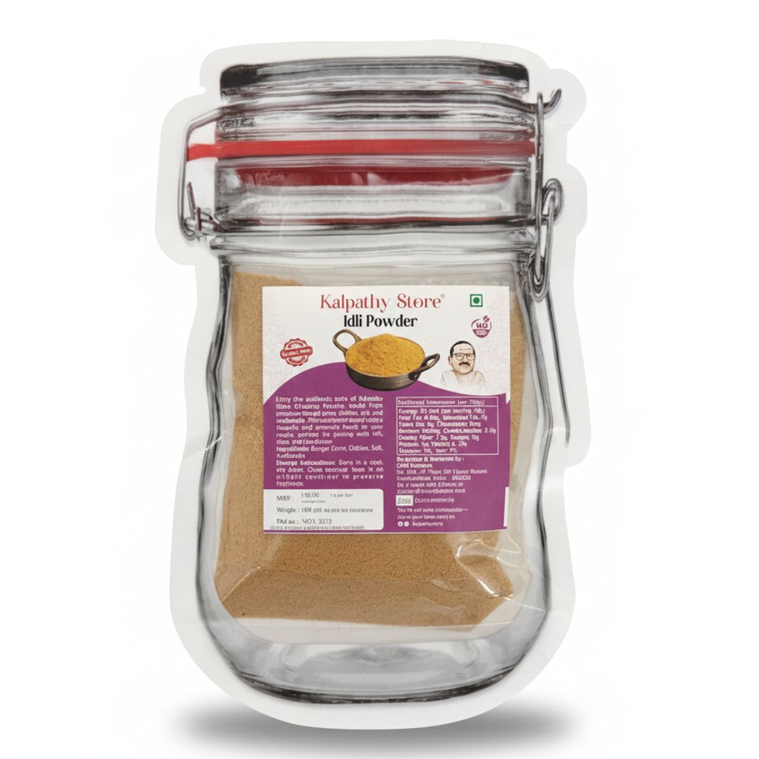 Kalpathystore Idli Milagai Podi | Also Known as Idli Powder, Gun Powder Idli Podi, Chutney Pudi, or Milagai Podi | Authentic South Indian Spice Mix | 2 x 100g Packs