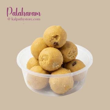 Palaharam at KalpathyStore Maladu / Maa Laddu (Pack of 7) | Pottukadalai Laddu | Pure Ghee | No Preservatives