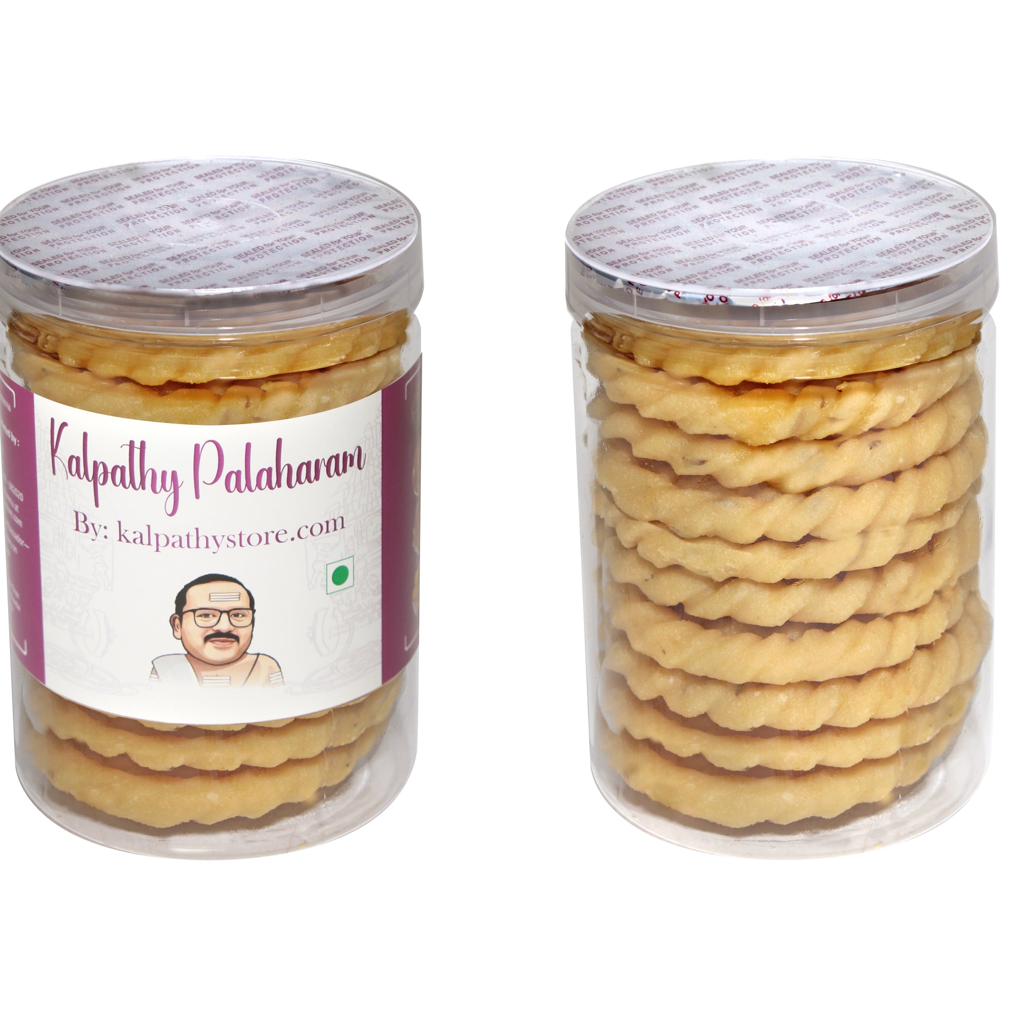Kalpathy Store Kai Murukku – HandmadeMurukku Palakkad Style  (10 Nos, PET Jar)