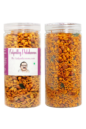 Palaharam at KalpathyStore – Kerala Mixture | Traditional Kerala Spicy Snack | Crispy & Flavorful | Authentic Palakkad Recipe | 300 g Pack
