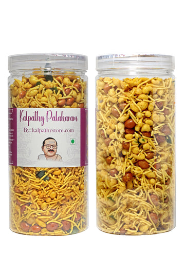 KalpathyStore Kerala Mixture | Traditional Non Spicy South Indian Snack | Crunchy Tea-Time Mix | 300g Pack