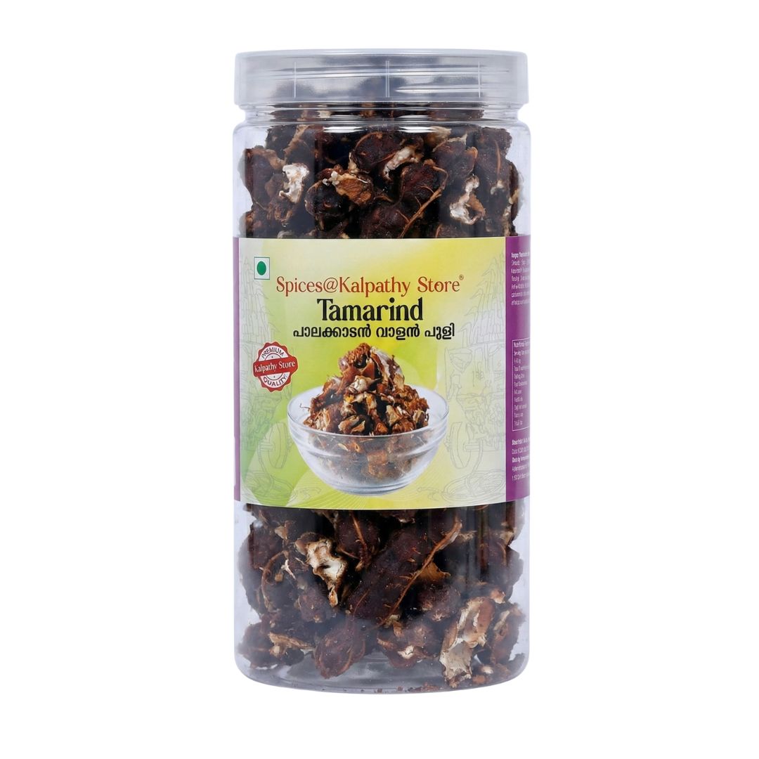 KalpathyStore Premium Seedless Tamarind (Valan Puli / Puli / Imli) – 400 g PET Jar