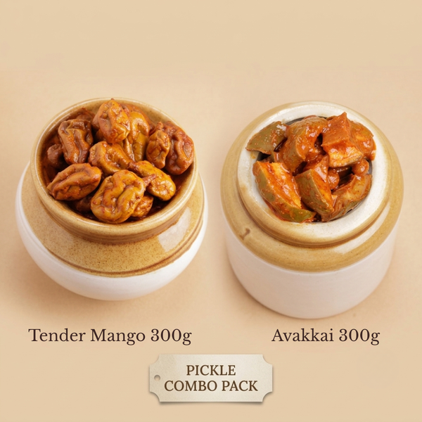 Tender Mango + Avakkai Pickle Combo | 300g + 300g